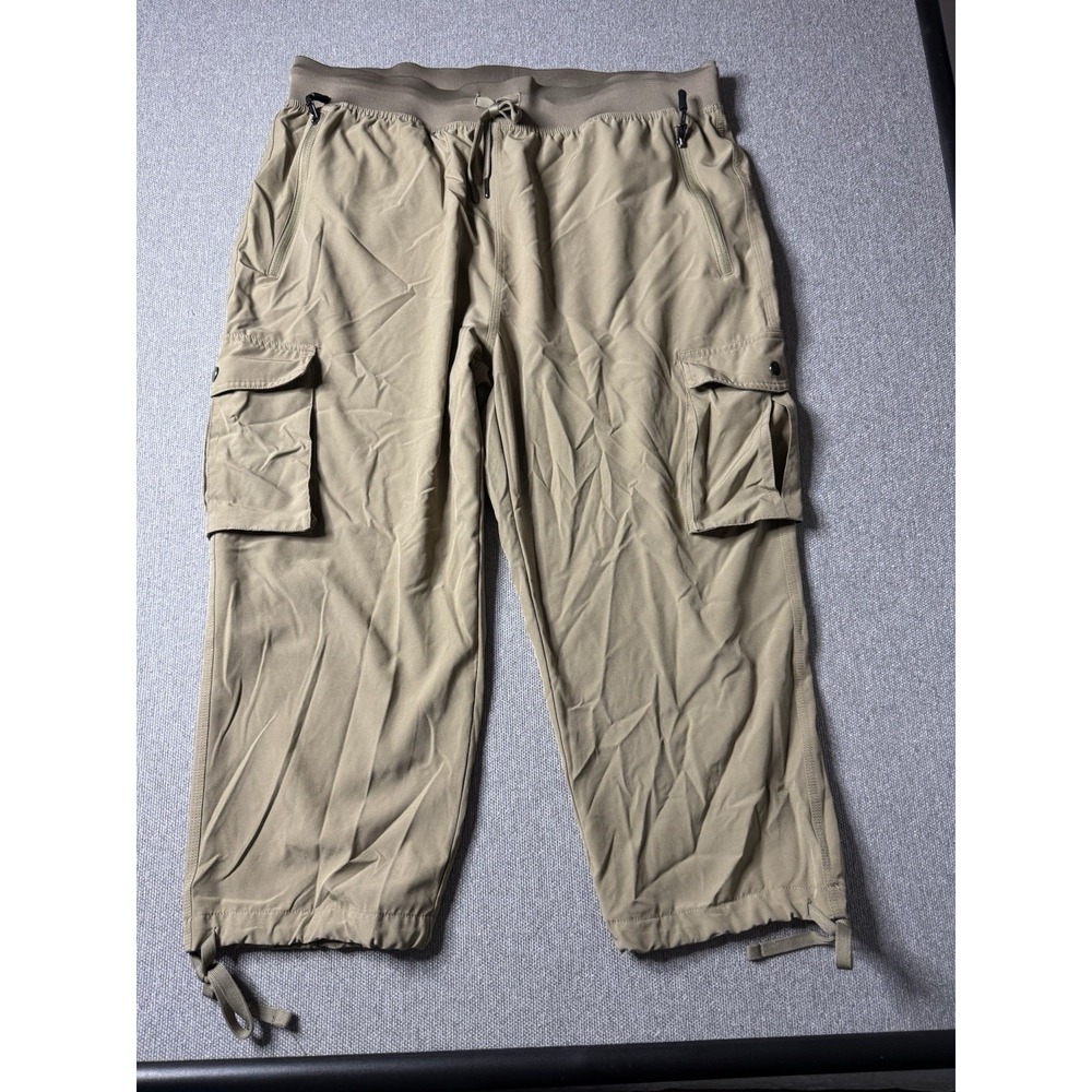 Soothfeel Women's Khaki Pants Cargo Joggers Size XL Athleisure Comfort Stretchy
